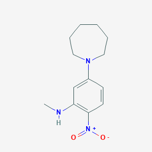 5-(1-azepanyl)-N-methyl-2-nitroaniline