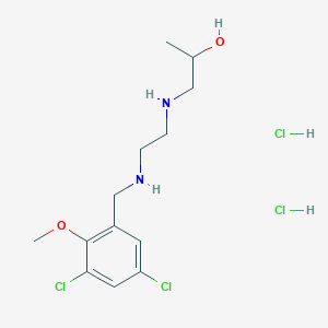 1-({2-[(3,5-dichloro-2-methoxybenzyl)amino]ethyl}amino)-2-propanol dihydrochloride