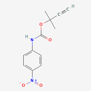 1,1-dimethyl-2-propyn-1-yl (4-nitrophenyl)carbamate