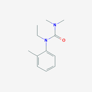 molecular formula C12H18N2O B4198292 N-ethyl-N',N'-dimethyl-N-(2-methylphenyl)urea 