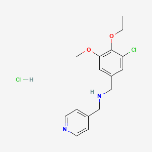 (3-chloro-4-ethoxy-5-methoxybenzyl)(4-pyridinylmethyl)amine hydrochloride