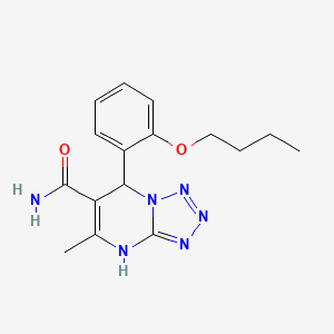 7-(2-butoxyphenyl)-5-methyl-4,7-dihydrotetrazolo[1,5-a]pyrimidine-6-carboxamide