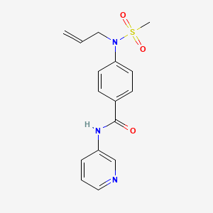 4-[allyl(methylsulfonyl)amino]-N-3-pyridinylbenzamide