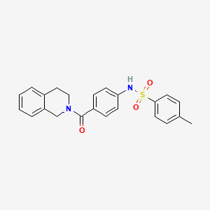 N-[4-(3,4-dihydro-2(1H)-isoquinolinylcarbonyl)phenyl]-4-methylbenzenesulfonamide