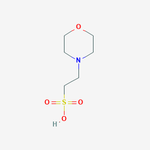 molecular formula C6H13NO4S B042003 2-(N-吗啉基)乙磺酸 CAS No. 4432-31-9