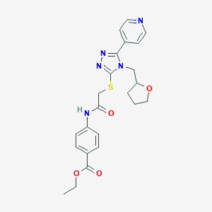 Ethyl-1,2,4-triazol-3-yl]sulfanyl}acetamide
