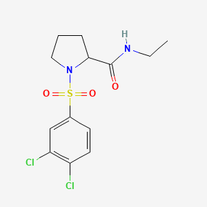 1-[(3,4-dichlorophenyl)sulfonyl]-N-ethylprolinamide