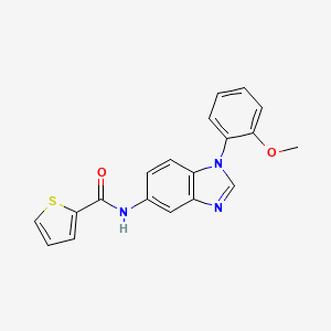 N-[1-(2-METHOXYPHENYL)-1H-1,3-BENZODIAZOL-5-YL]THIOPHENE-2-CARBOXAMIDE