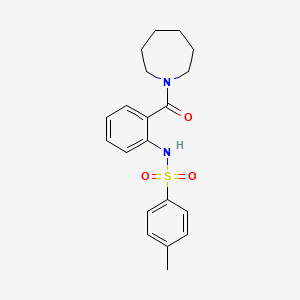 N-[2-(1-azepanylcarbonyl)phenyl]-4-methylbenzenesulfonamide