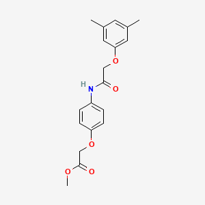 methyl (4-{[(3,5-dimethylphenoxy)acetyl]amino}phenoxy)acetate