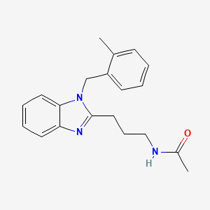 N-{3-[1-(2-methylbenzyl)-1H-benzimidazol-2-yl]propyl}acetamide