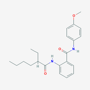 2-[(2-ethylhexanoyl)amino]-N-(4-methoxyphenyl)benzamide