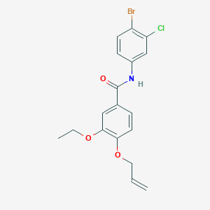 4-(allyloxy)-N-(4-bromo-3-chlorophenyl)-3-ethoxybenzamide