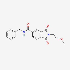 N-benzyl-2-(2-methoxyethyl)-1,3-dioxo-5-isoindolinecarboxamide