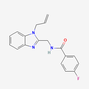 N-[(1-allyl-1H-benzimidazol-2-yl)methyl]-4-fluorobenzamide