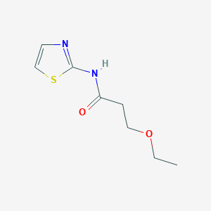 3-ethoxy-N-(1,3-thiazol-2-yl)propanamide