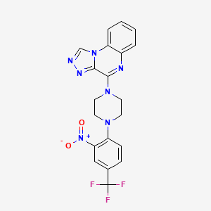 4-{4-[2-nitro-4-(trifluoromethyl)phenyl]-1-piperazinyl}[1,2,4]triazolo[4,3-a]quinoxaline