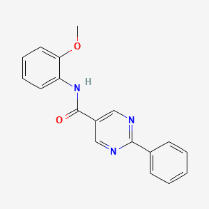 N-(2-methoxyphenyl)-2-phenylpyrimidine-5-carboxamide