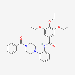 N-[2-(4-benzoylpiperazin-1-yl)phenyl]-3,4,5-triethoxybenzamide