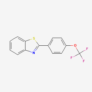 molecular formula C14H8F3NOS B4201709 2-(4-Trifluoromethoxy-phenyl)-benzothiazole CAS No. 831242-63-8