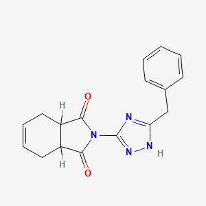 2-(5-benzyl-1H-1,2,4-triazol-3-yl)-3a,4,7,7a-tetrahydroisoindole-1,3-dione