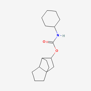 tricyclo[4.2.2.0~1,5~]dec-7-yl cyclohexylcarbamate