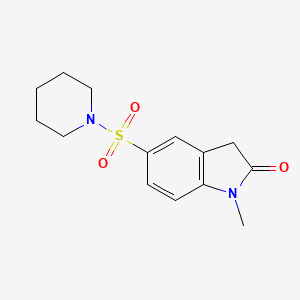 1-METHYL-5-(PIPERIDINOSULFONYL)-1,3-DIHYDRO-2H-INDOL-2-ONE