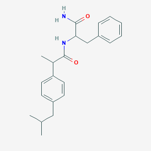 2-{2-[4-(2-METHYLPROPYL)PHENYL]PROPANAMIDO}-3-PHENYLPROPANAMIDE