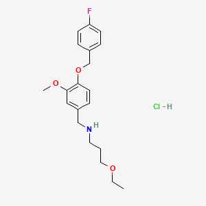 (3-ethoxypropyl){4-[(4-fluorobenzyl)oxy]-3-methoxybenzyl}amine hydrochloride