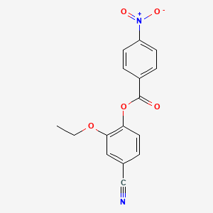 (4-Cyano-2-ethoxyphenyl) 4-nitrobenzoate