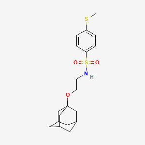 N-[2-(1-adamantyloxy)ethyl]-4-(methylthio)benzenesulfonamide