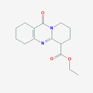 Ethyl 11-oxo-1,2,3,4,6,7,8,9-octahydropyrido[2,1-b]quinazoline-6-carboxylate