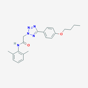 2-[5-(4-butoxyphenyl)tetrazol-2-yl]-N-(2,6-dimethylphenyl)acetamide