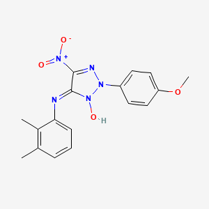 N-(2,3-dimethylphenyl)-2-(4-methoxyphenyl)-5-nitro-2H-1,2,3-triazol-4-amine 3-oxide