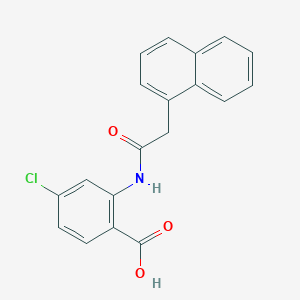 molecular formula C19H14ClNO3 B4202138 4-chloro-2-[(1-naphthylacetyl)amino]benzoic acid 