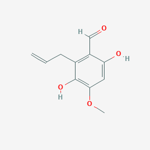 2-Allyl-3,6-dihydroxy-4-methoxybenzaldehyde