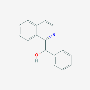 molecular formula C16H13NO B420216 异喹啉-1-基(苯基)甲醇 CAS No. 10175-00-5