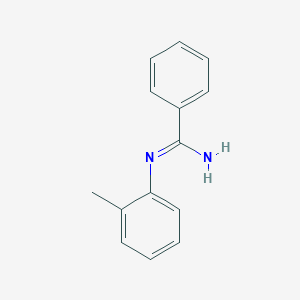 N'-(2-methylphenyl)benzenecarboximidamide