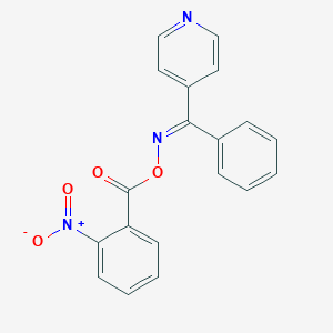 phenyl(4-pyridinyl)methanone O-{2-nitrobenzoyl}oxime