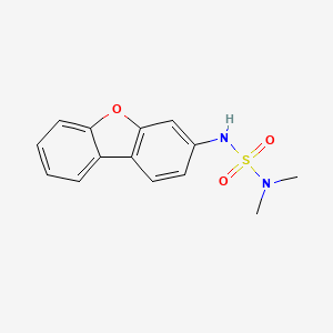 molecular formula C14H14N2O3S B4202237 N'-dibenzo[b,d]furan-3-yl-N,N-dimethylsulfamide 