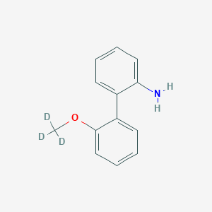 molecular formula C13H13NO B420225 2'-Methoxy[1,1'-biphenyl]-2-ylamine d_3_ 