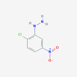 molecular formula C6H6ClN3O2 B420226 (2-Chloro-5-nitrophenyl)hydrazine CAS No. 96701-59-6
