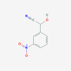 molecular formula C8H6N2O3 B420227 2-Hydroxy-2-(3-nitrophenyl)acetonitrile 