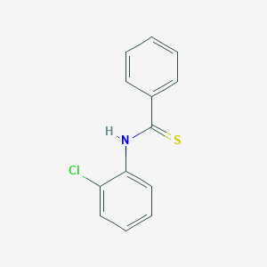 molecular formula C13H10ClNS B420229 N-(2-chlorophenyl)benzenecarbothioamide 