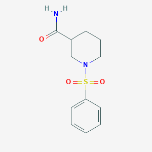 1-(phenylsulfonyl)-3-piperidinecarboxamide