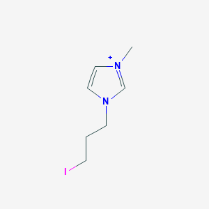 molecular formula C7H12IN2+ B420240 3-(3-iodopropyl)-1-methyl-1H-imidazol-3-ium 