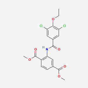 dimethyl 2-[(3,5-dichloro-4-ethoxybenzoyl)amino]terephthalate