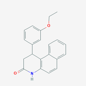 1-(3-ethoxyphenyl)-1,4-dihydrobenzo[f]quinolin-3(2H)-one