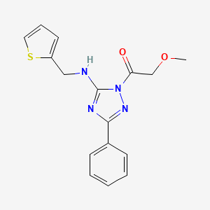 1-(methoxyacetyl)-3-phenyl-N-(2-thienylmethyl)-1H-1,2,4-triazol-5-amine