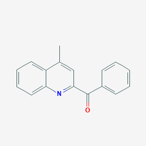 molecular formula C17H13NO B420248 (4-Methyl-2-quinolinyl)(phenyl)methanone 